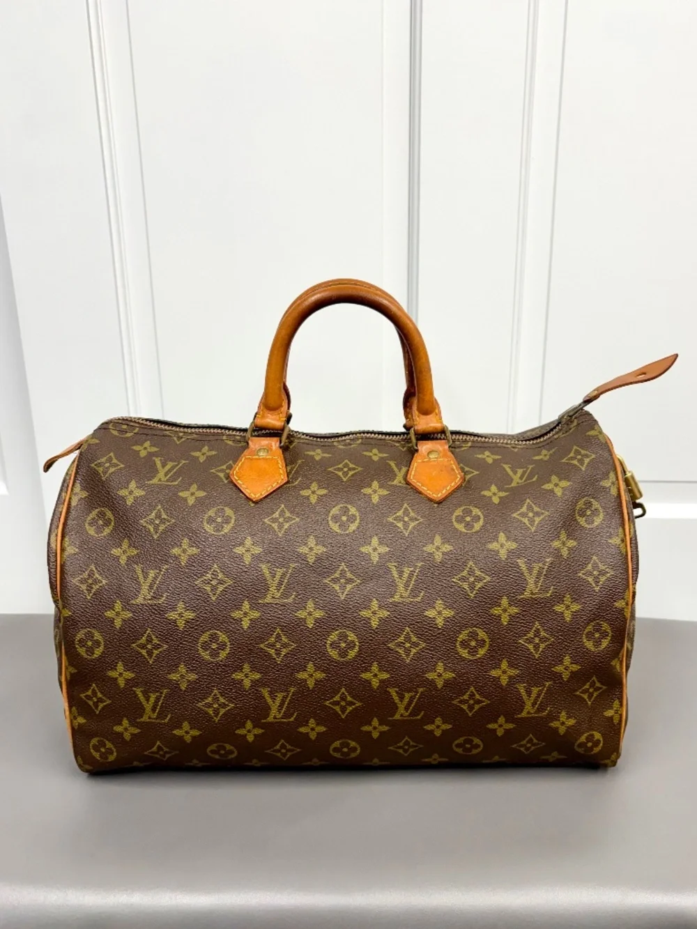 Louis Vuitton Vintage Speedy 35 Monogram Canvas